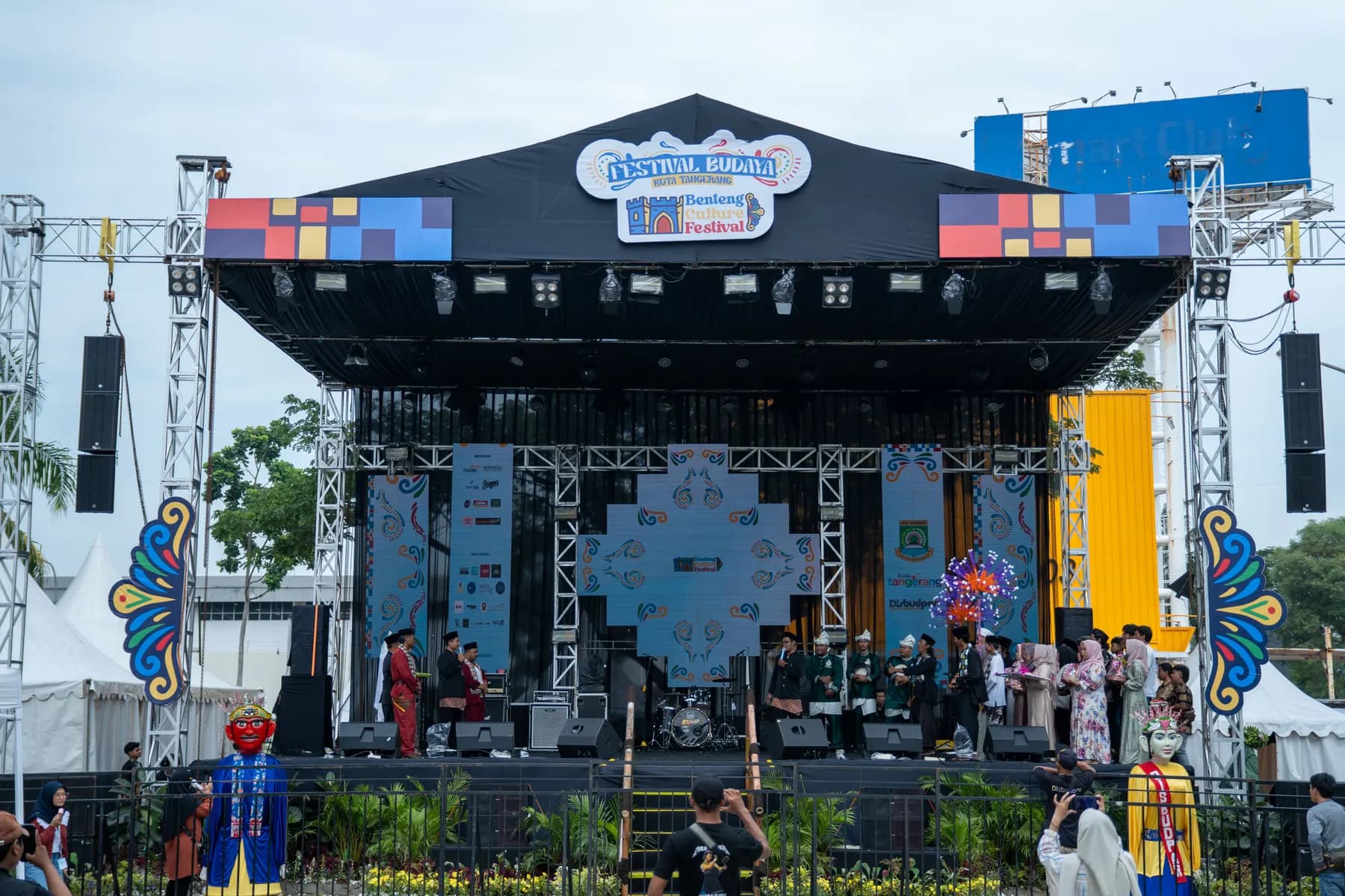 Panggung utama Benteng Culture Festival